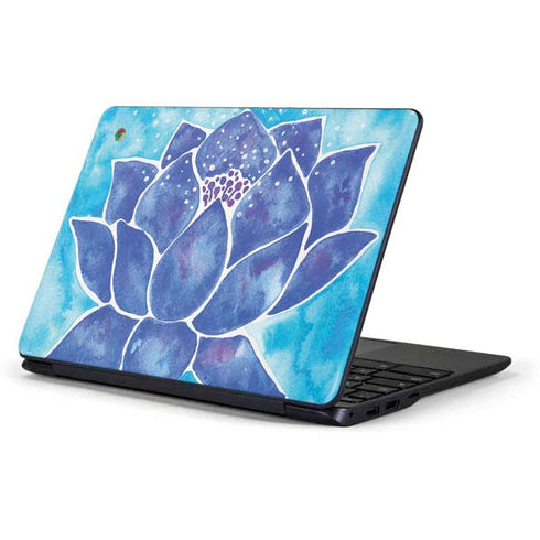 Cat Coq Blue Lotus Samsung Chromebook Skin