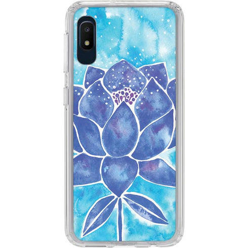 Cat Coq Blue Lotus Galaxy A10e Clear Case