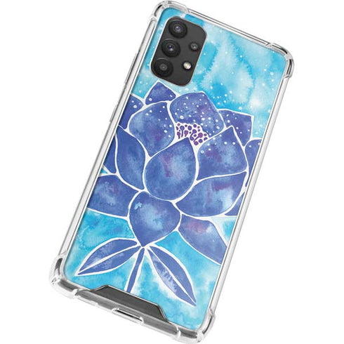 Cat Coq Blue Lotus Galaxy A32 5G Clear Case