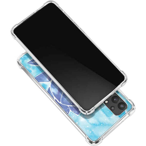 Cat Coq Blue Lotus Galaxy A32 5G Clear Case