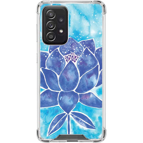Cat Coq Blue Lotus Galaxy A52 5G Clear Case