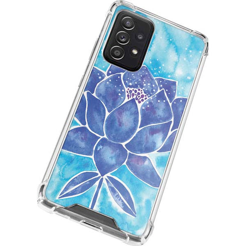 Cat Coq Blue Lotus Galaxy A52 5G Clear Case