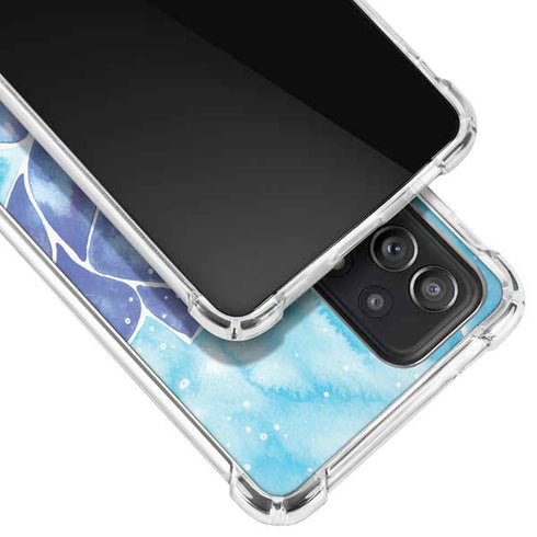 Cat Coq Blue Lotus Galaxy A52 5G Clear Case