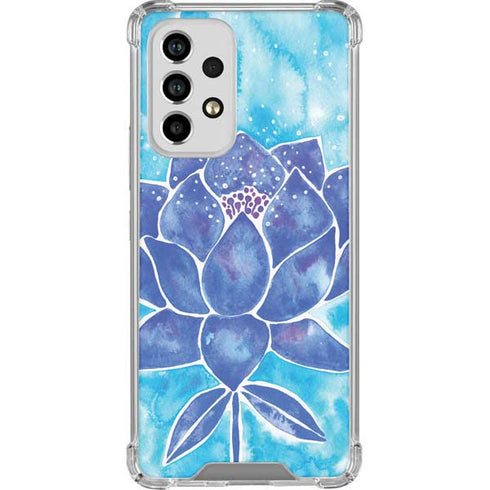 Cat Coq Blue Lotus Galaxy A53 5G Clear Case