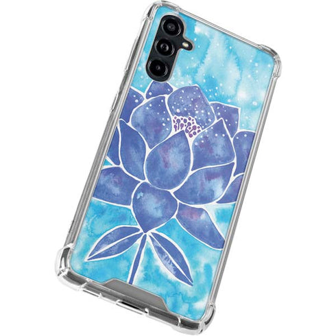 Blue Lotus by Cat Coq Galaxy A54 5G Clear Case