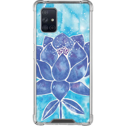 Cat Coq Blue Lotus Galaxy A71 5G Clear Case