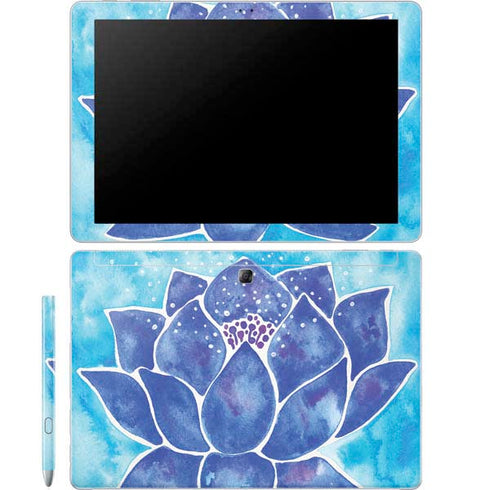 Cat Coq Blue Lotus Galaxy Book 12in Skin