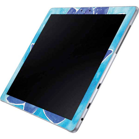 Cat Coq Blue Lotus Galaxy Book 12in Skin