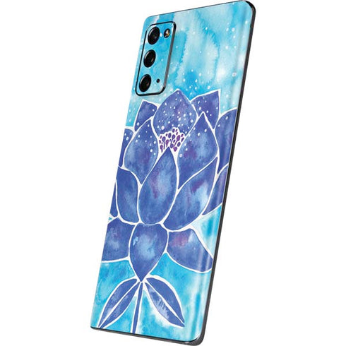 Cat Coq Blue Lotus Galaxy Note20 5G Skin