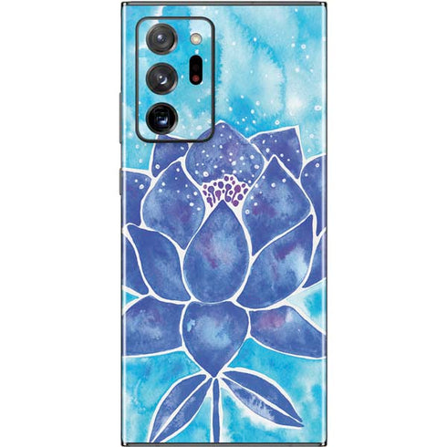 Cat Coq Blue Lotus Galaxy Note20 Ultra 5G Skin