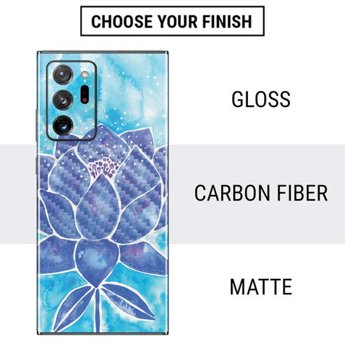 Cat Coq Blue Lotus Galaxy Note20 Ultra 5G Skin
