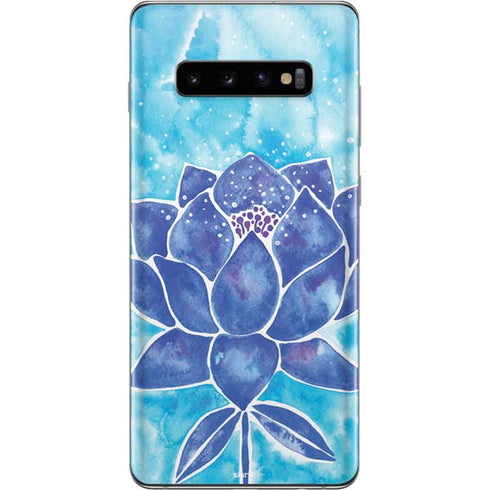 Cat Coq Blue Lotus Galaxy S10 Plus Skin