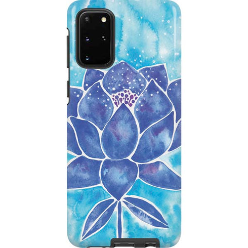 Cat Coq Blue Lotus Galaxy S20 Plus Pro Case