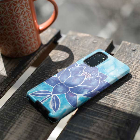 Cat Coq Blue Lotus Galaxy S20 Plus Pro Case