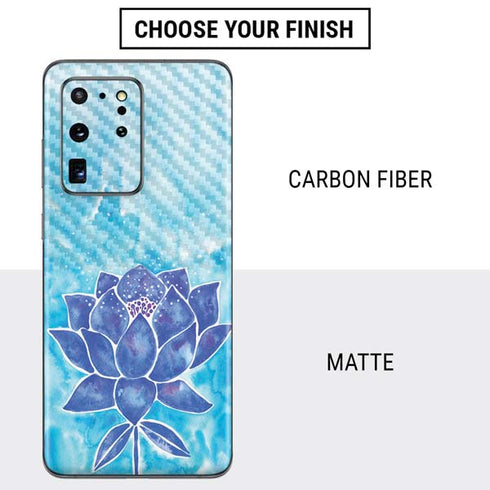 Cat Coq Blue Lotus Galaxy S20 Ultra 5G Skin
