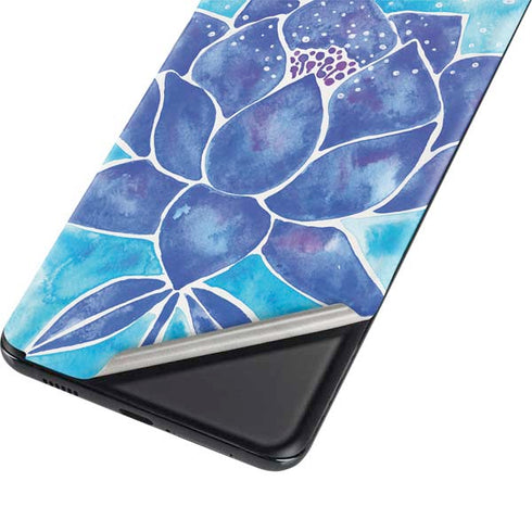 Cat Coq Blue Lotus Galaxy S21 Ultra 5G Skin