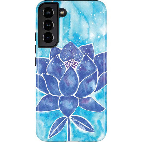 Cat Coq Blue Lotus Galaxy S22 Plus Pro Case