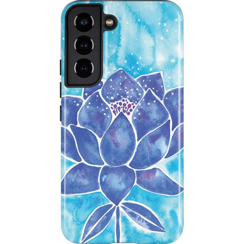Cat Coq Blue Lotus Galaxy S22 Pro Case