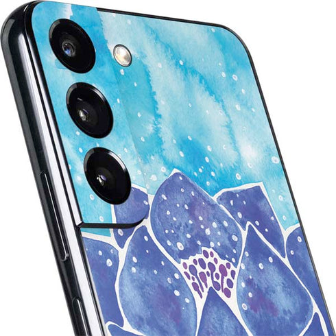Cat Coq Blue Lotus Galaxy S22 Skin