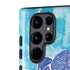 Cat Coq Blue Lotus Galaxy S22 Ultra Pro Case