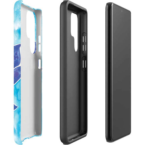 Cat Coq Blue Lotus Galaxy S22 Ultra Pro Case