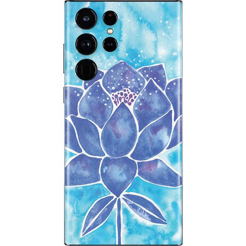 Cat Coq Blue Lotus Galaxy S22 Ultra Skin