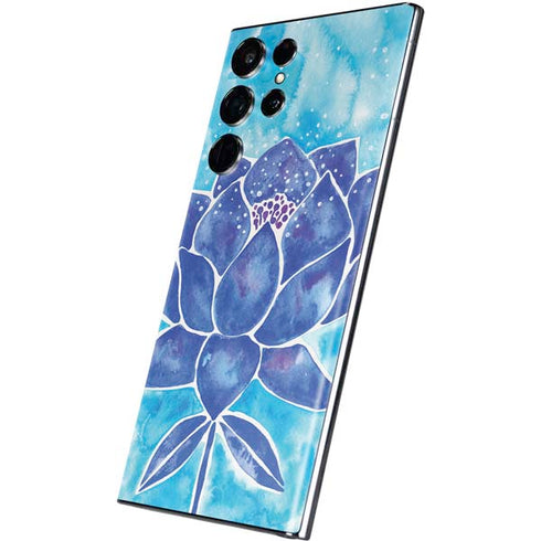 Cat Coq Blue Lotus Galaxy S22 Ultra Skin