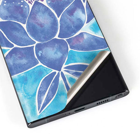 Cat Coq Blue Lotus Galaxy S22 Ultra Skin
