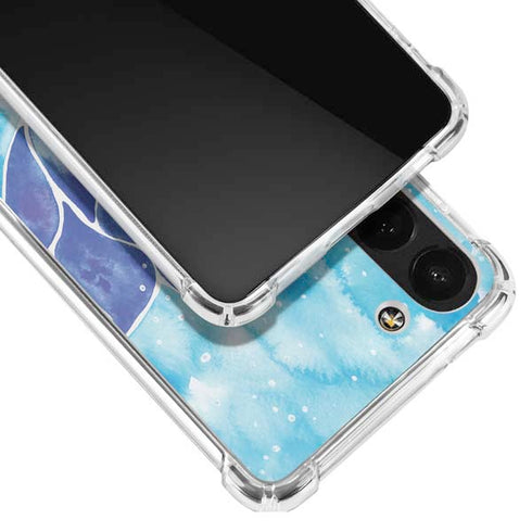Cat Coq Blue Lotus Galaxy S23 Clear Case