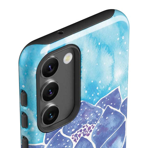 Cat Coq Blue Lotus Galaxy S23 Plus Pro Case