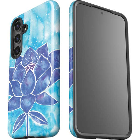Blue Lotus by Cat Coq Galaxy S24 Plus Impact Case