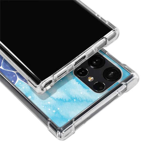Blue Lotus by Cat Coq Galaxy S24 Ultra Clear Case