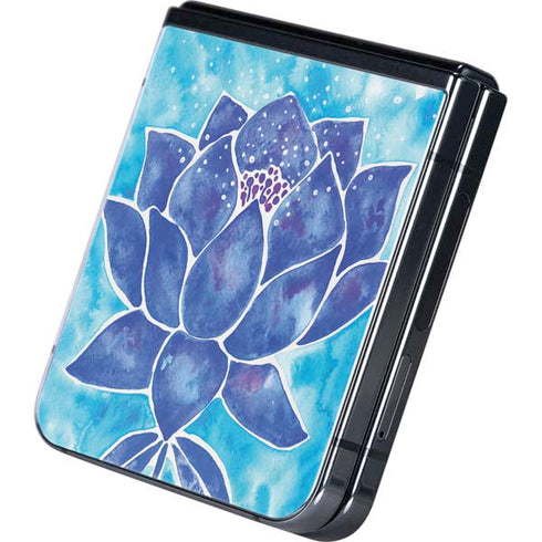 Blue Lotus by Cat Coq Galaxy Z Flip5 5G Skin