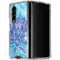 Cat Coq Blue Lotus Galaxy Z Fold4 5G Clear Case