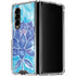 Cat Coq Blue Lotus Galaxy Z Fold4 5G Clear Case