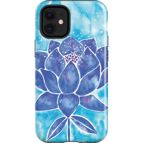 Cat Coq Blue Lotus iPhone 12 Mini Impact Case