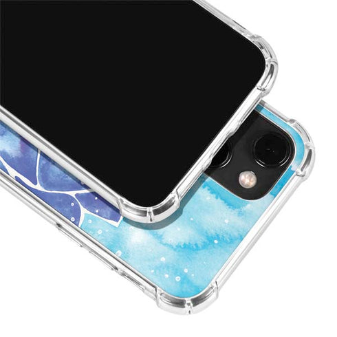 Cat Coq Blue Lotus iPhone 13 Mini Clear Case
