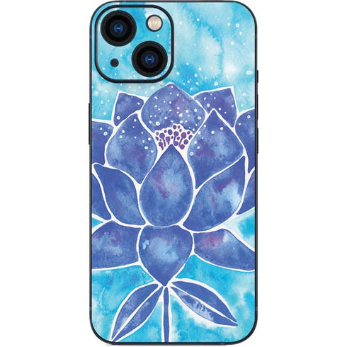 Cat Coq Blue Lotus iPhone 13 Mini Skin