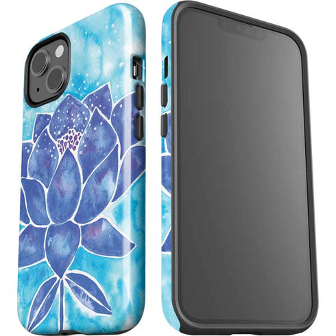 Blue Lotus by Cat Coq iPhone 15 Plus Impact Case