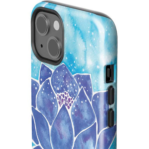 Blue Lotus by Cat Coq iPhone 15 Impact Case