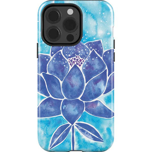 Blue Lotus by Cat Coq iPhone 15 Pro Impact Case