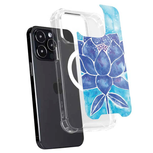 Blue Lotus by Cat Coq iPhone 15 Pro Max MagSafe Case