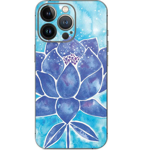 Cat Coq Blue Lotus iPhone 14 Pro Skin
