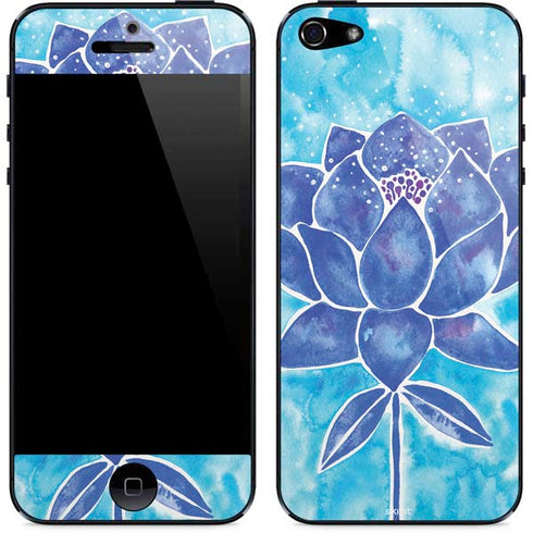 Cat Coq Blue Lotus iPhone 5/5s/5SE Skin