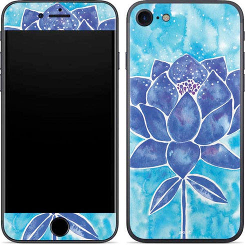 Cat Coq Blue Lotus iPhone 7 Skin