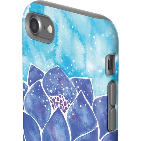 Cat Coq Blue Lotus iPhone SE (2nd & 3rd Gen) Pro Case