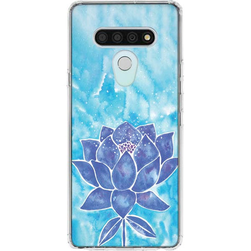 Blue Lotus by Cat Coq LG Stylo 6 Clear Case