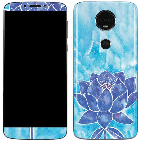 Cat Coq Blue Lotus Moto E5 Plus Skin