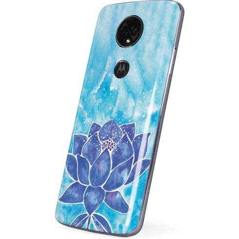 Cat Coq Blue Lotus Moto E5 Plus Skin