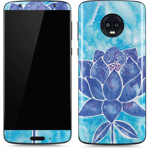 Cat Coq Blue Lotus Moto G6 Skin